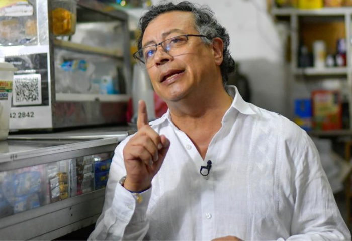 Gustavo Petro en su alocución del fin de año 2024